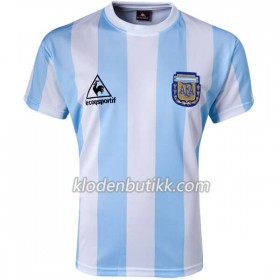 Argentina Retro Hjemme Fotballdrakt 1986 Kortermet